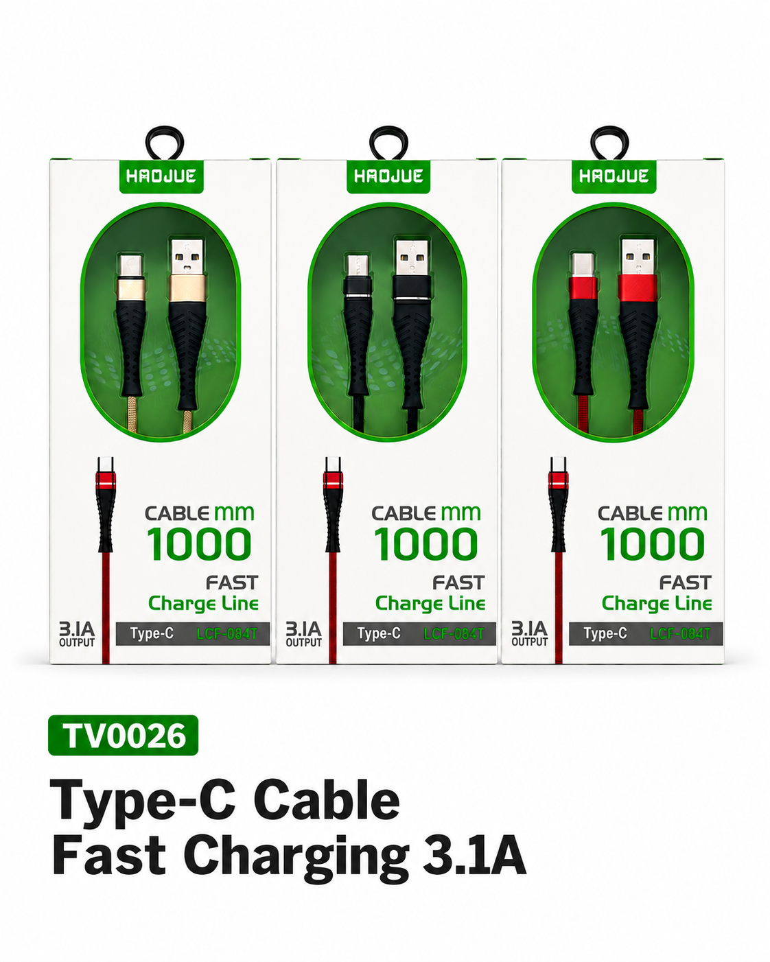 Type-C Cable Fast Charging 3.1A