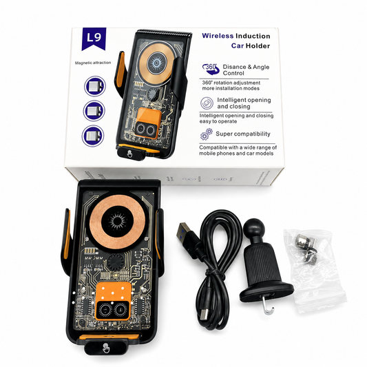 15W Wireless Fast Charging Car Phone Holder