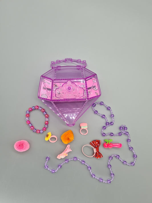 Diamond Bag w Girl Jewellery Finish Set (12 in One Display)