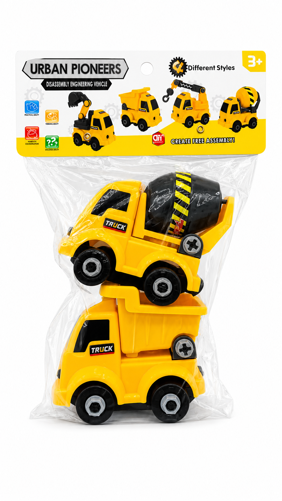 Large Construction Assembly 2PK 3ASST
