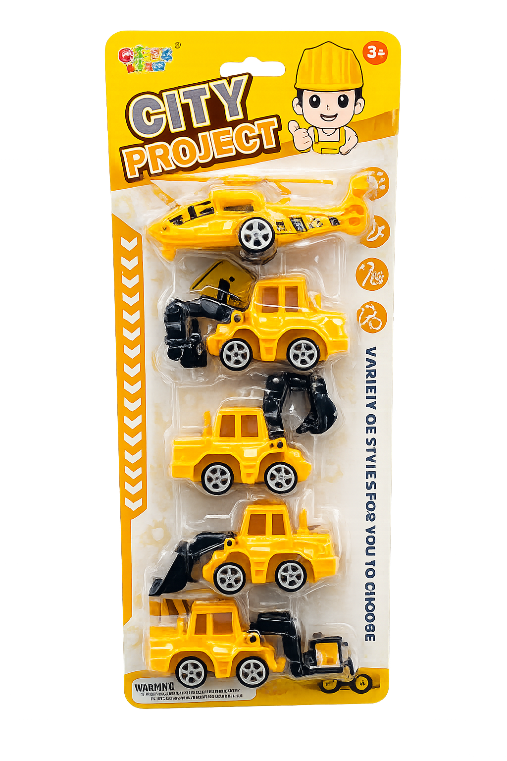 Pullback Contruction Truck 4PK