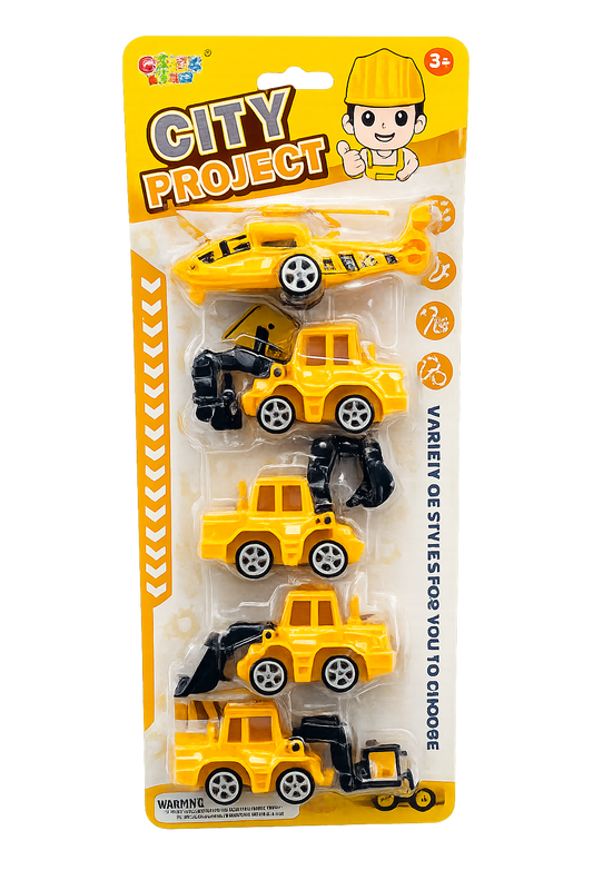 Pullback Contruction Truck 4PK