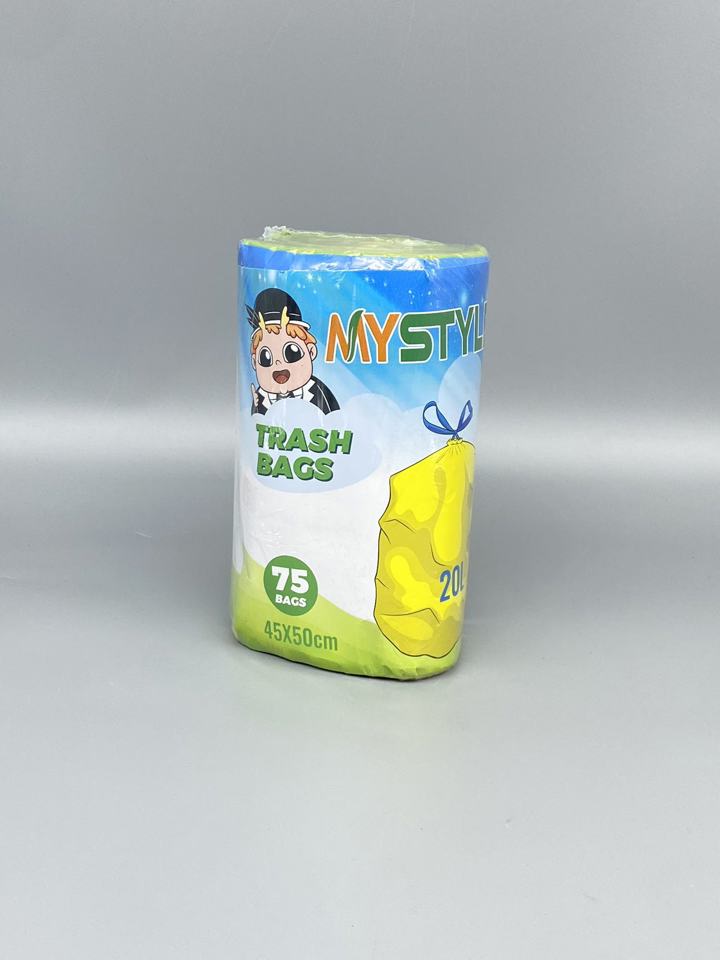 20L Lemon scented Drawtight garbage bag 75pcs