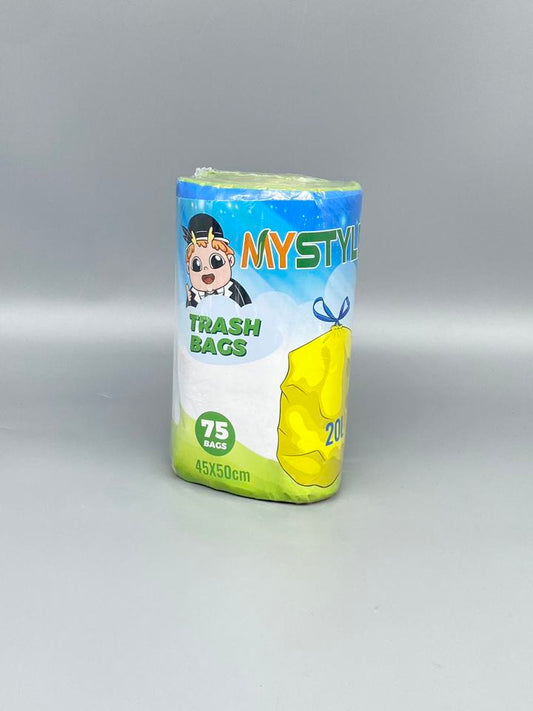 20L Lemon scented Drawtight garbage bag 75pcs