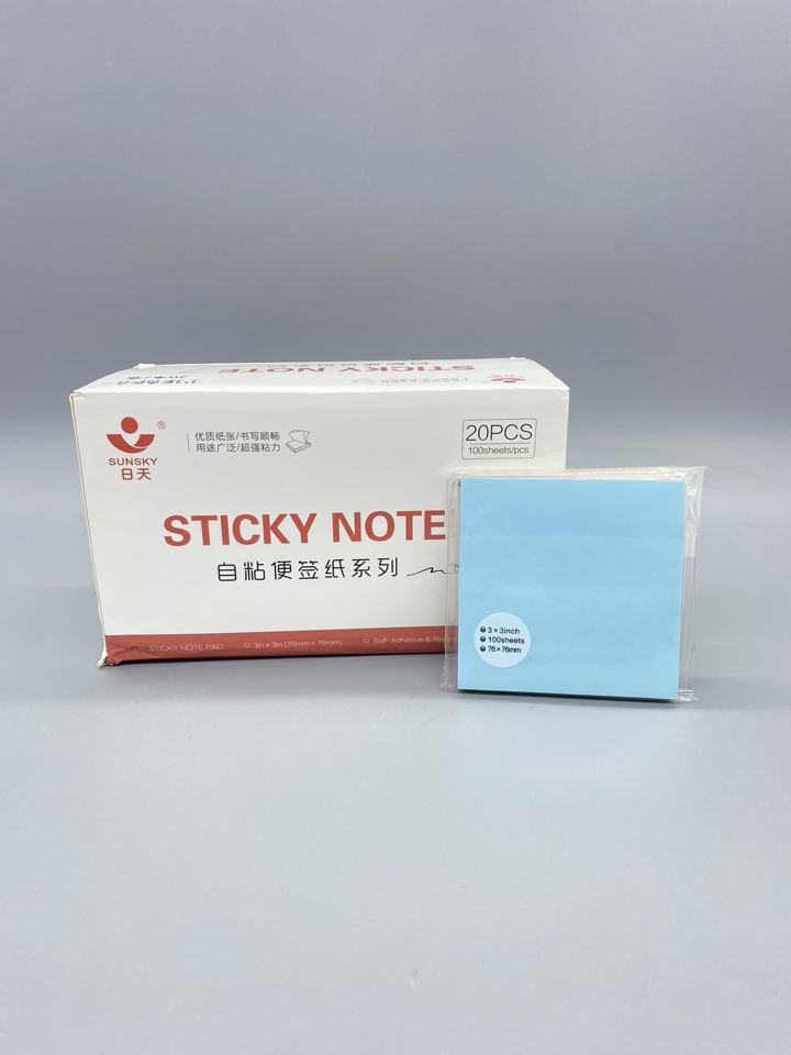 Adhesive Notes 100pcs (7.6cm*7.6cm