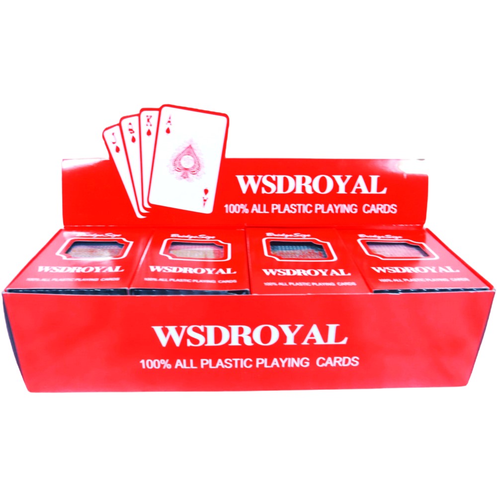 100% Plastic Playing Card 1PK