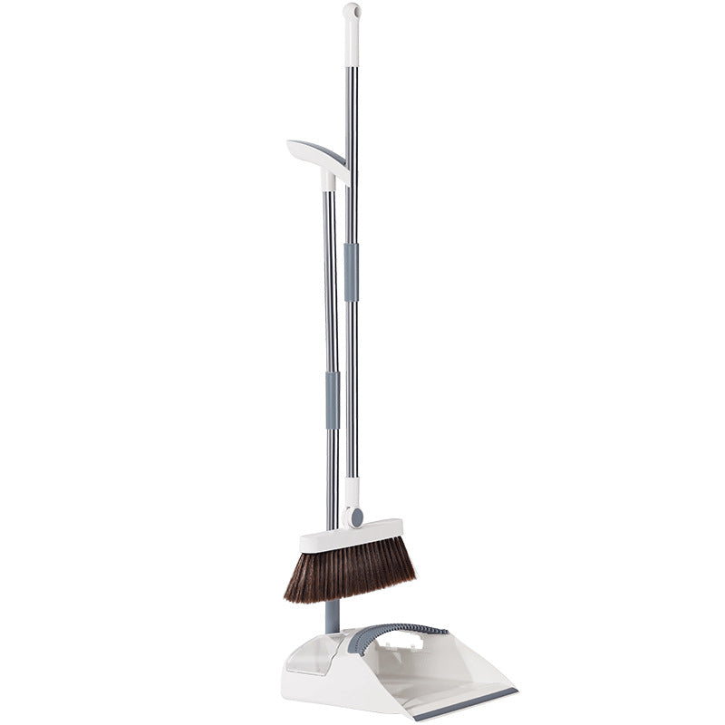 Windproof foldable broom and dustpan