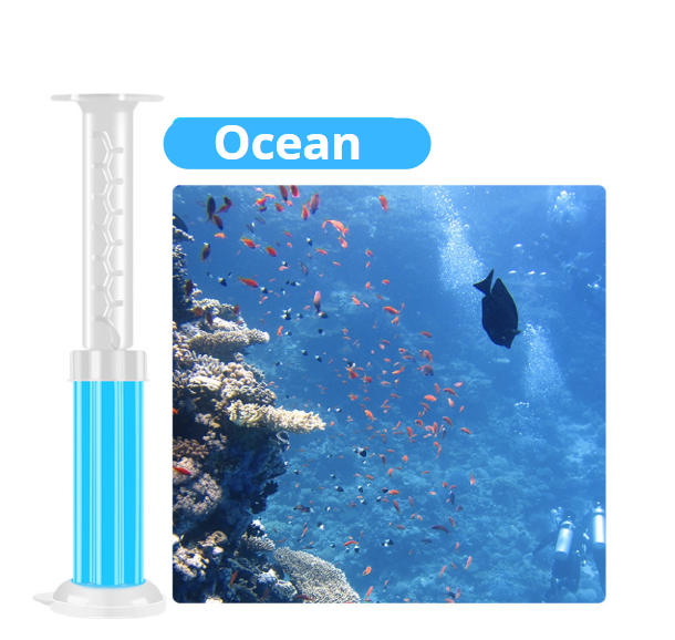 Ocean Toilet Cleaner Gel Air freshener aromatic flower deodorant