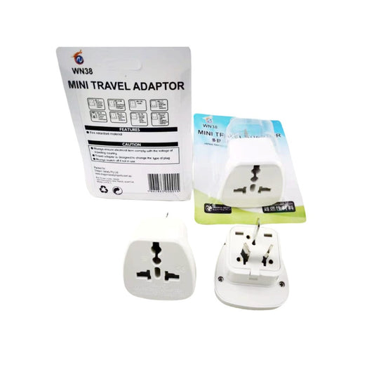 Travel Adapter Aus Std w Safety Shutter