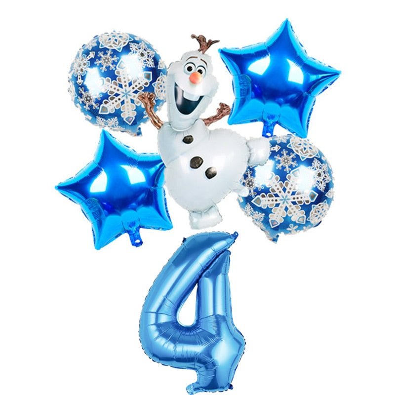 Disney frozen birthday party decorations foil balloons elsa birthday decorations Disney princess Baby shower globos frozen