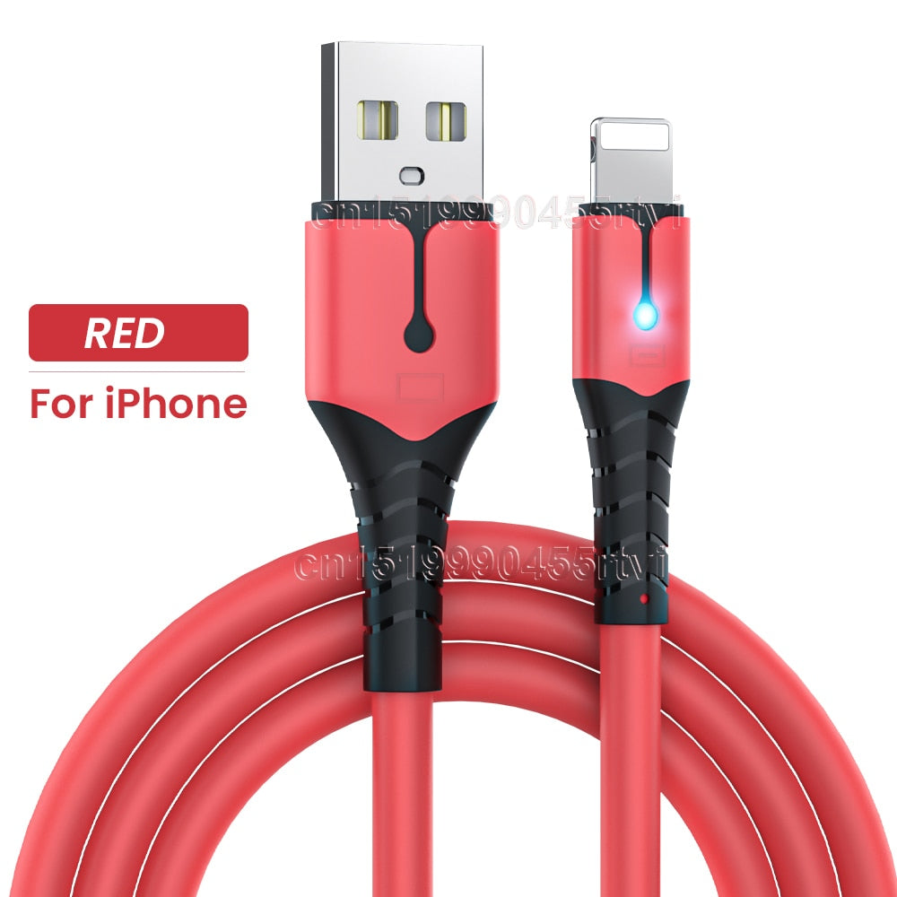 Quick Charge USB Cable For iPhone 13 12 11 Pro Max XS X 6s 7 8 Plus Origin Mobile Phone Charger Cord Data Charger Wire 1/1.5/2M