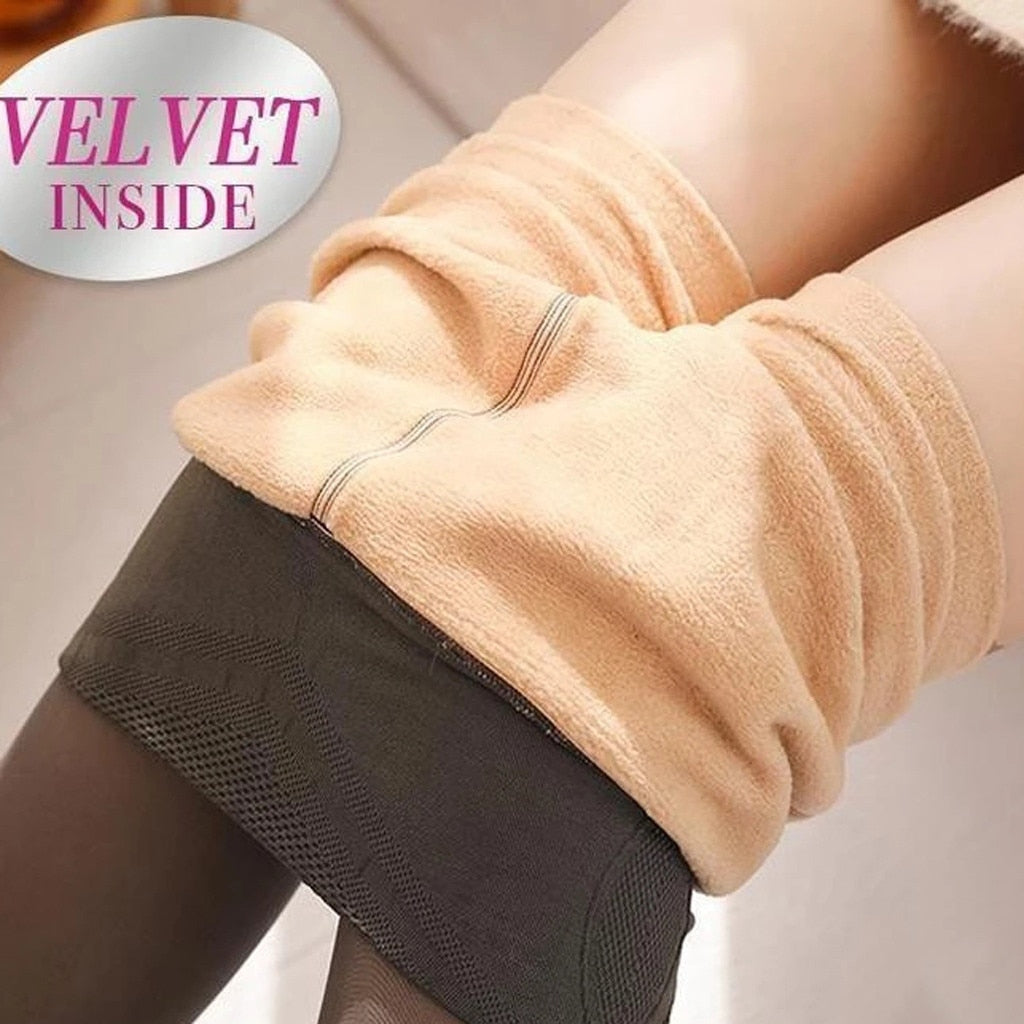 Sexy Women Tights Fashion Winter Fleece Thin Pantyhose