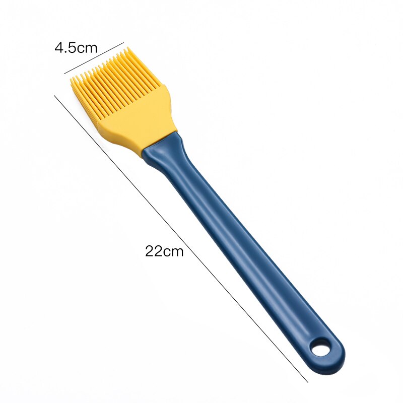 WORTHBUY Silicone Brush Spatula Set Non-Stick Silicone Cooking Utensils With Heat-Resistant Handle Kitchen Pastry Baking Tools