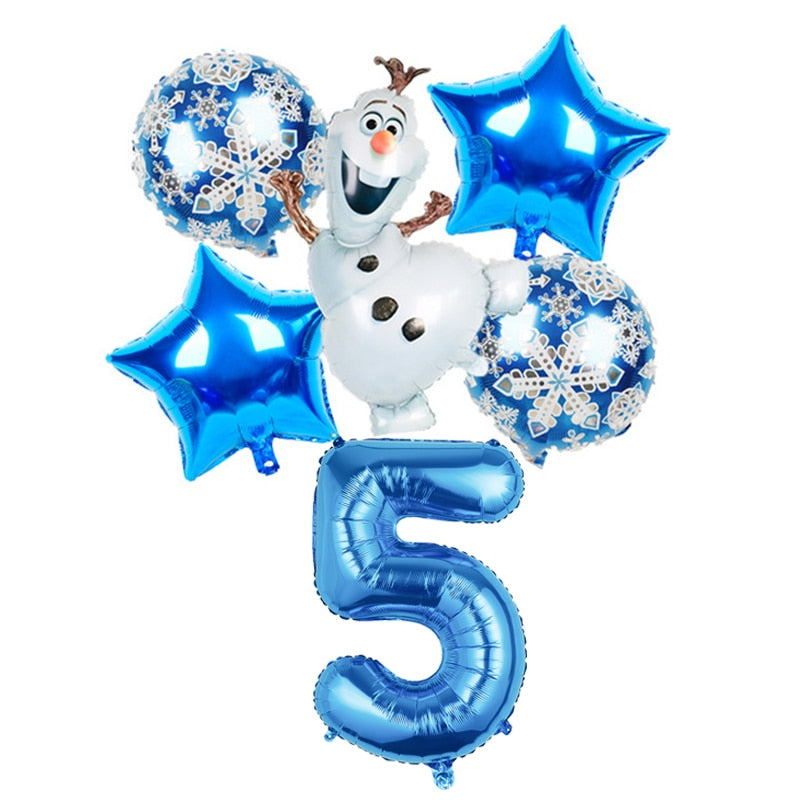 Disney frozen birthday party decorations foil balloons elsa birthday decorations Disney princess Baby shower globos frozen