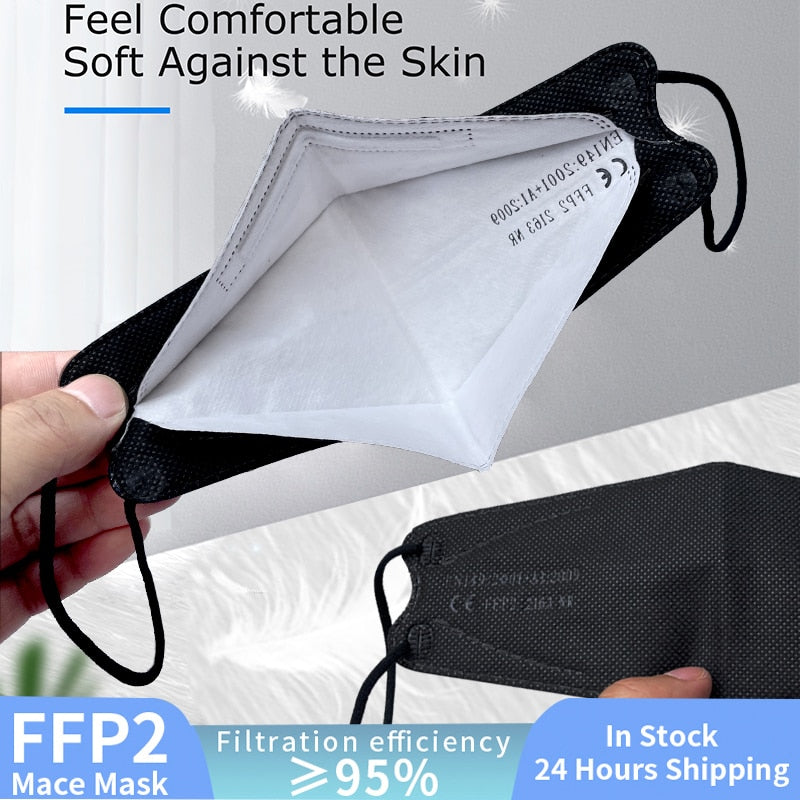 masks ffp2 face masks KN95 colors security protection masks n k 95 ffp 2 originais 4ply mask pff2 n95 mascarilla fpp2 homologada