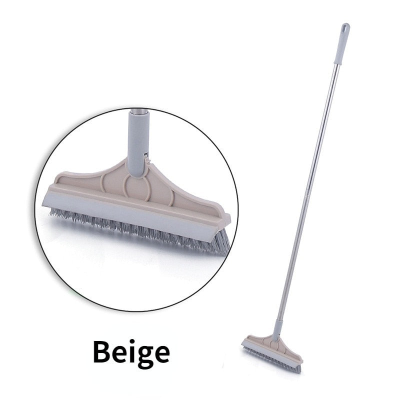 1Pcs Rotating Floor Crevice Cleaning Brush Bathroom Kitchen Brushes Long Handle Stiff Broom Mop for Washing Windows Toilet Brush