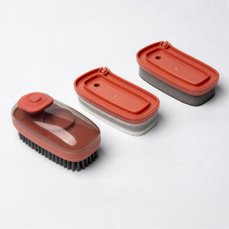 Multifunctional Cleaning Brush That Can Be Filled With Liquid Car Detailing Brushes Auto Clean Brush Set Tools Car Accessories