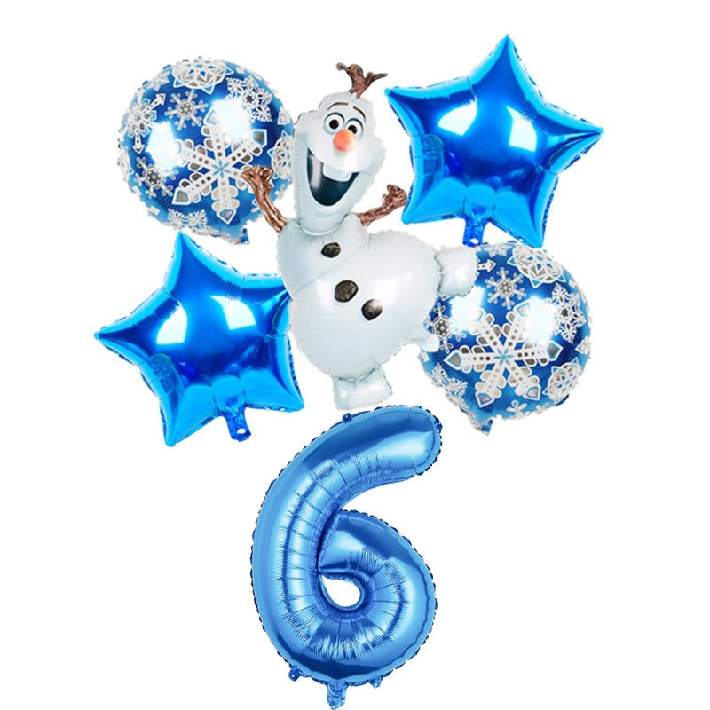 Disney frozen birthday party decorations foil balloons elsa birthday decorations Disney princess Baby shower globos frozen