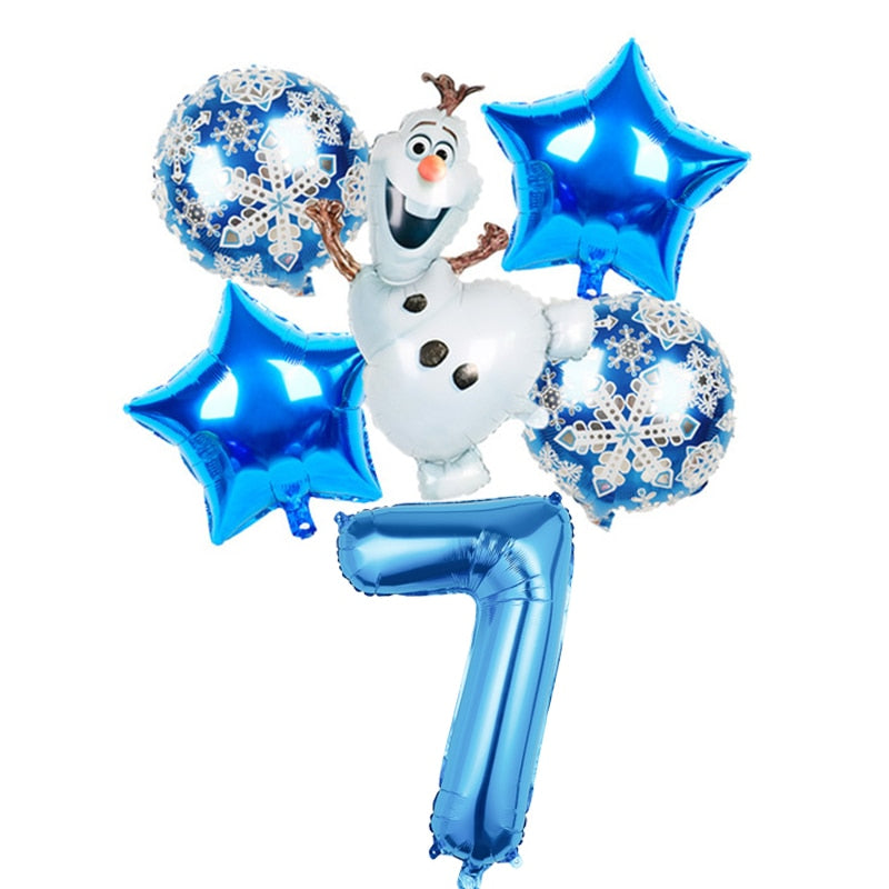 Disney frozen birthday party decorations foil balloons elsa birthday decorations Disney princess Baby shower globos frozen