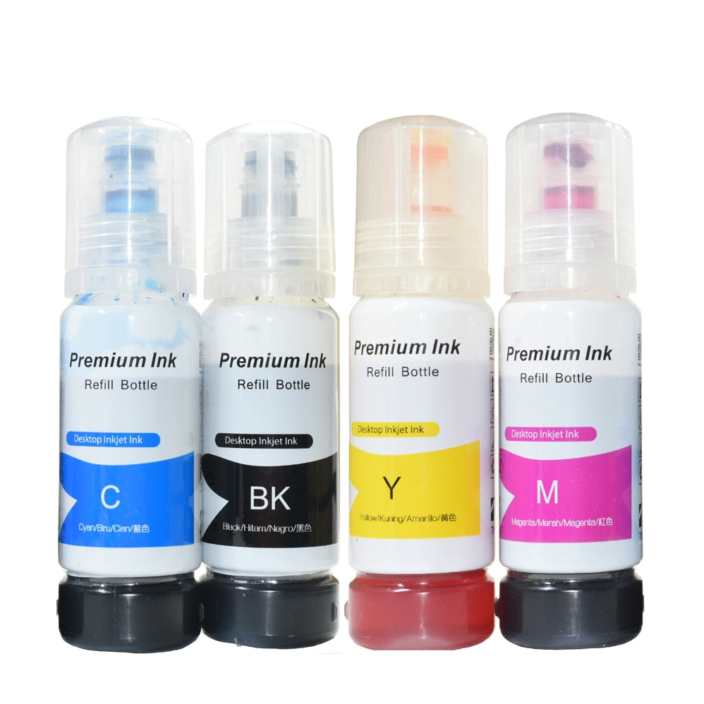 Ink for Epson L3150 EcoTank Printer L3110 L4150 L4160 ET-2750 3750 4700 4750 2700 2711 2714 2720 101 102 103 104 502 544 001 003