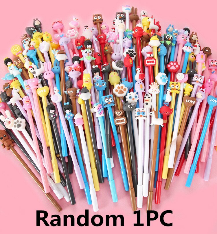 Gel Pen Refill Supplies Studuents Blue Pen Kawaii Stationary Pen Refill Colorful Pens for School Stationery Gel pens and Refills