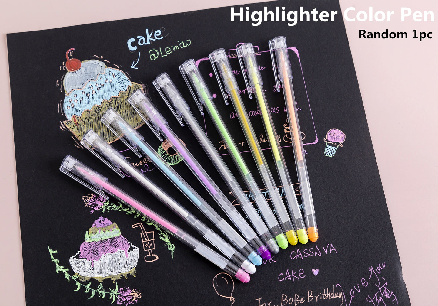 Gel Pen Refill Supplies Studuents Blue Pen Kawaii Stationary Pen Refill Colorful Pens for School Stationery Gel pens and Refills