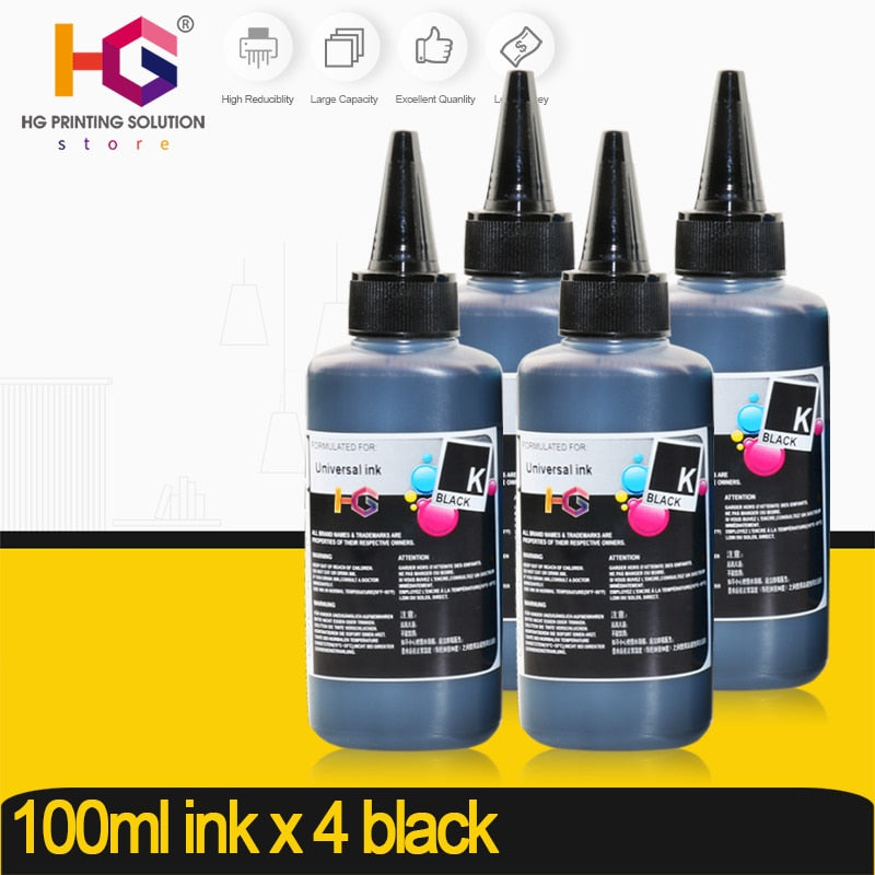 HG Refill Ink Kit for Epson for Canon for HP for Brother Printer CISS Ink and refillable printers dye ink