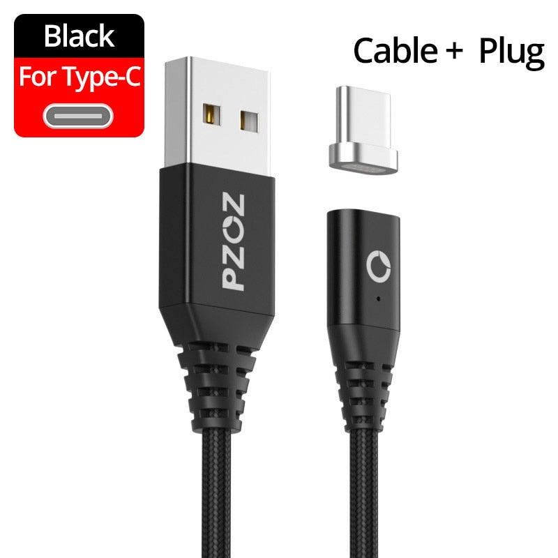 PZOZ Magnetic Cable Fast Charging Micro usb cable Type c Magnet Charger usb c Microusb Wire For iphone 12 11 pro xs max Xr x 7 8