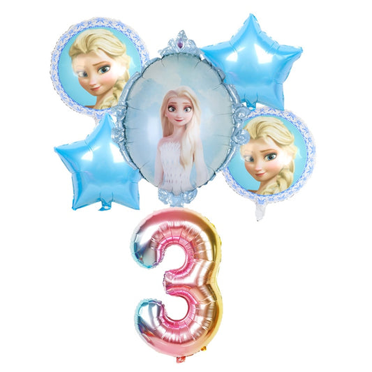 Disney frozen birthday party decorations foil balloons elsa birthday decorations Disney princess Baby shower globos frozen