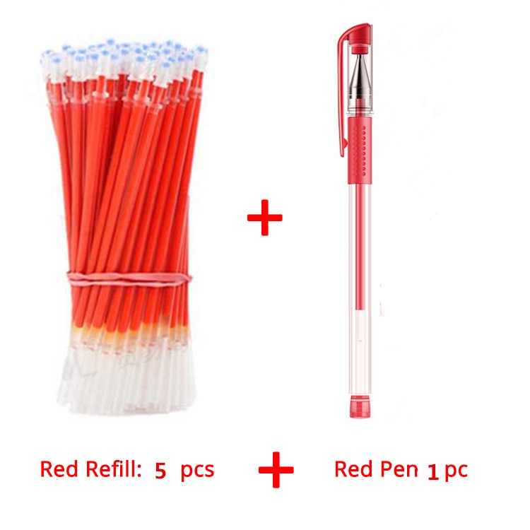 Gel Pen Refill Supplies Studuents Blue Pen Kawaii Stationary Pen Refill Colorful Pens for School Stationery Gel pens and Refills