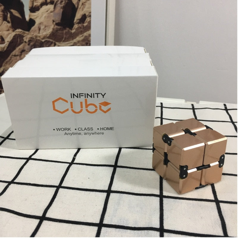 Neo Infinity Magic Cube Finger Toy Office Flip Cubic Puzzle Stress Relief Cube Blocks Educational Toys For Children Adult Gift