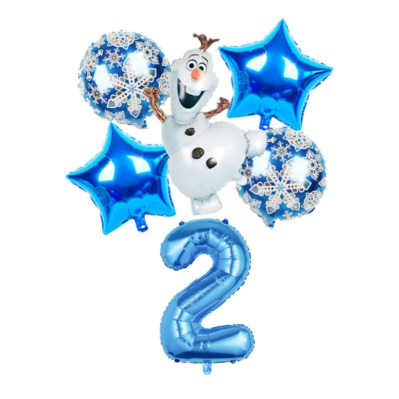 Disney frozen birthday party decorations foil balloons elsa birthday decorations Disney princess Baby shower globos frozen