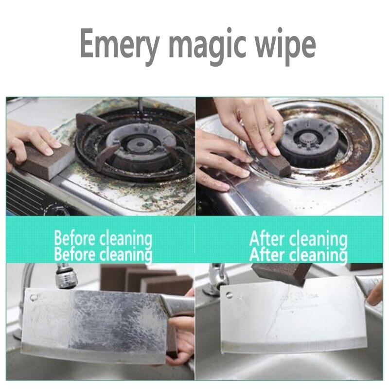 Kitchen Accessories Emery Nano SpongeMagic sponge for Removing Rust Cleaning Cotton Gadget Descaling Clean Rub Pot Kitchen Tool