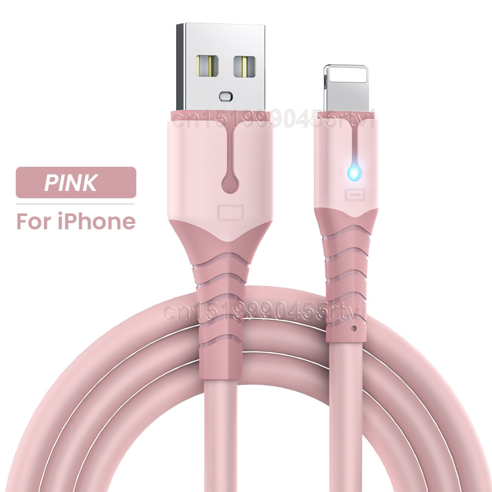 Quick Charge USB Cable For iPhone 13 12 11 Pro Max XS X 6s 7 8 Plus Origin Mobile Phone Charger Cord Data Charger Wire 1/1.5/2M