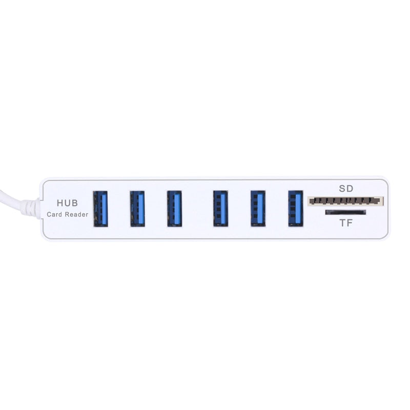 USB Hub 2.0 Multi USB 2.0 Hub USB Splitter High Speed 3 6 Ports 2.0 Hab TF SD USB Card Reader USB Extender For PC Laptop