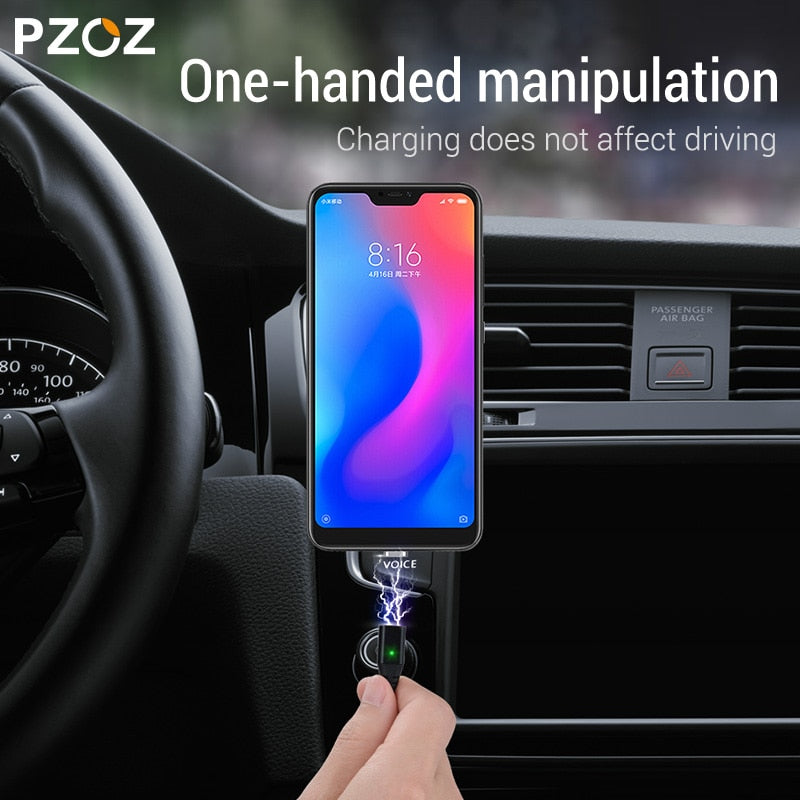 PZOZ Magnetic Cable Fast Charging Micro usb cable Type c Magnet Charger usb c Microusb Wire For iphone 12 11 pro xs max Xr x 7 8