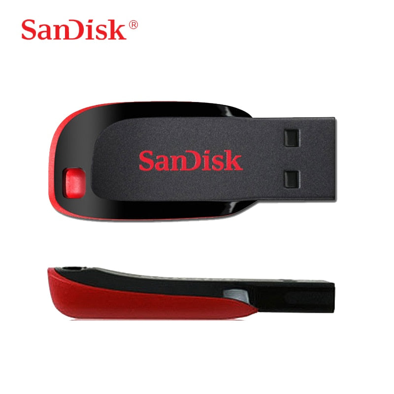 Original SanDisk USB Flash Drive 128GB USB 2.0 Memory Stick 32GB 64GB 16GB USB Disk Pen Drive CZ50 memory stick Pendrive