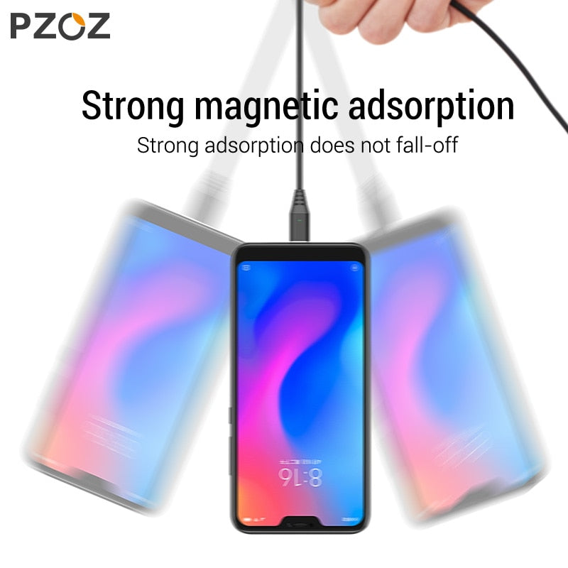 PZOZ Magnetic Cable Fast Charging Micro usb cable Type c Magnet Charger usb c Microusb Wire For iphone 12 11 pro xs max Xr x 7 8