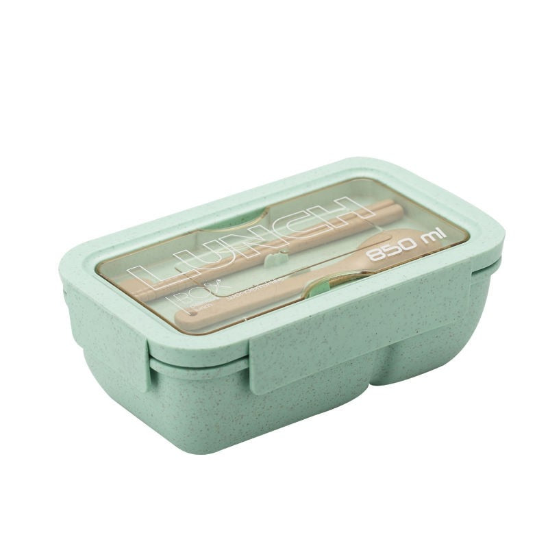 850ml Wheat Straw Lunch Box Healthy Material Bento Boxes Microwave Dinnerware Food Storage Container Lunchbox