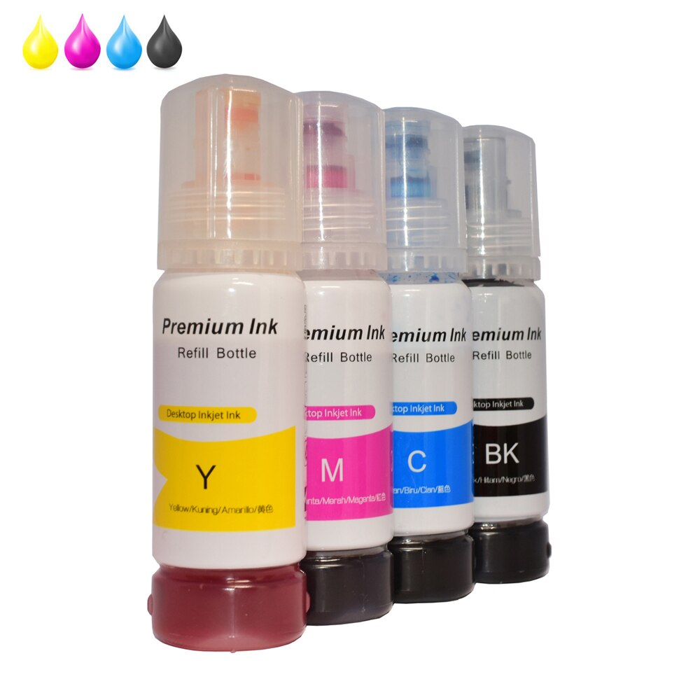 Ink for Epson L3150 EcoTank Printer L3110 L4150 L4160 ET-2750 3750 4700 4750 2700 2711 2714 2720 101 102 103 104 502 544 001 003