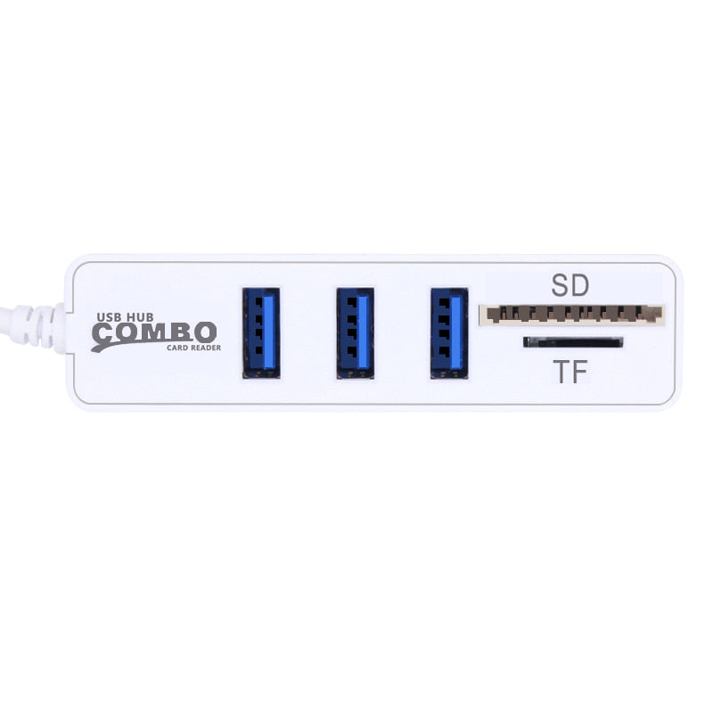 USB Hub 2.0 Multi USB 2.0 Hub USB Splitter High Speed 3 6 Ports 2.0 Hab TF SD USB Card Reader USB Extender For PC Laptop