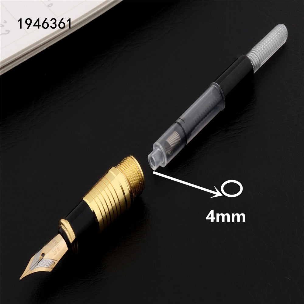 High quality 530 Golden carving Mahogany Business office School student office Supplies Fountain Pen New  Ink pen ink pen