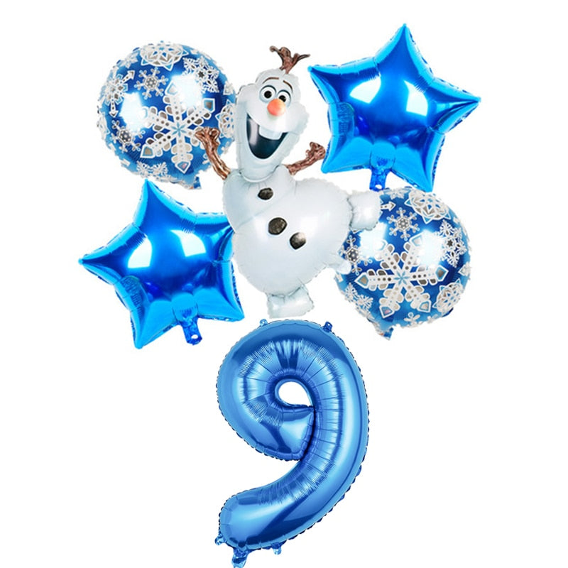 Disney frozen birthday party decorations foil balloons elsa birthday decorations Disney princess Baby shower globos frozen