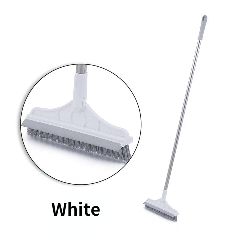 1Pcs Rotating Floor Crevice Cleaning Brush Bathroom Kitchen Brushes Long Handle Stiff Broom Mop for Washing Windows Toilet Brush