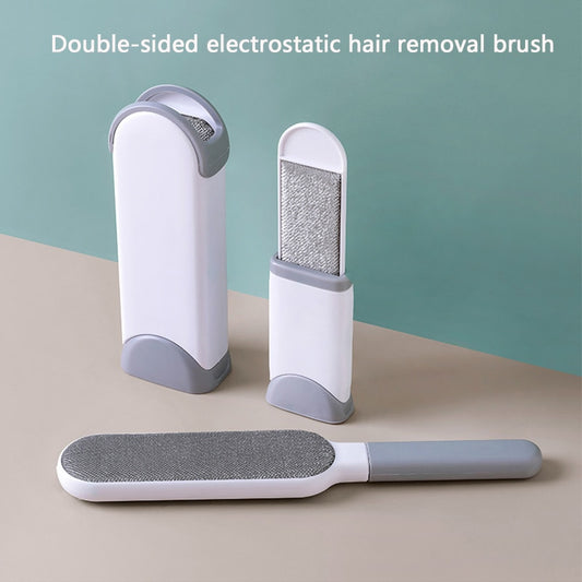 Lint Remover Dusting Static Brush Clothes Hair Brush Anti-static Double-Side Home Furniture Sofa Clothes Cleaning Lint Brush