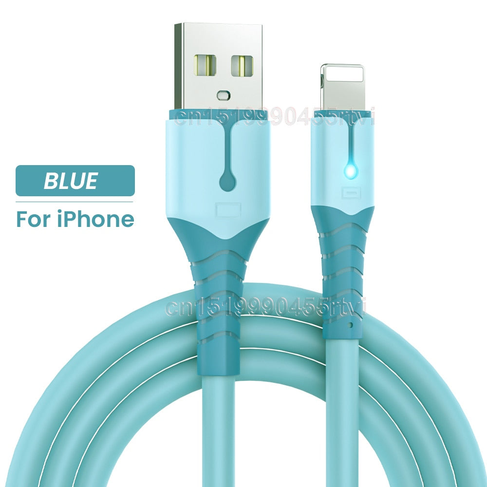 Quick Charge USB Cable For iPhone 13 12 11 Pro Max XS X 6s 7 8 Plus Origin Mobile Phone Charger Cord Data Charger Wire 1/1.5/2M