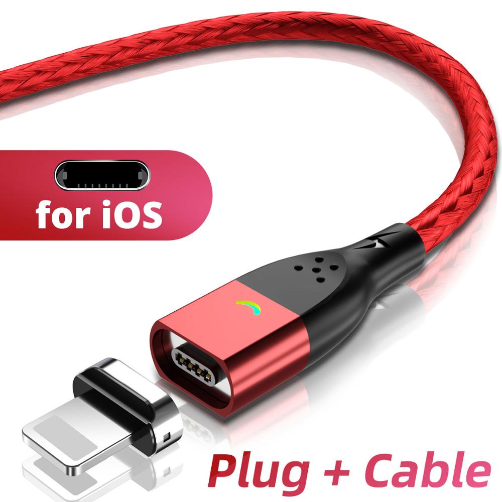 FONKEN Magnetic Cable Micro USB Type C Magnetic Charging Cables Magnetic Charger for iPhone Samsung Huawei Xiaomi Quick Charge