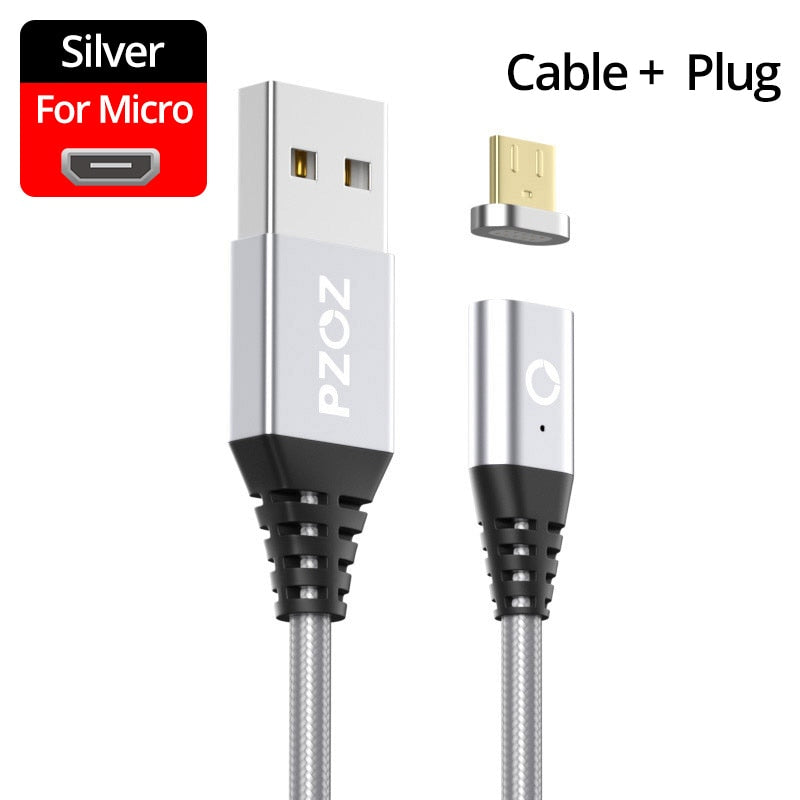 PZOZ Magnetic Cable Fast Charging Micro usb cable Type c Magnet Charger usb c Microusb Wire For iphone 12 11 pro xs max Xr x 7 8