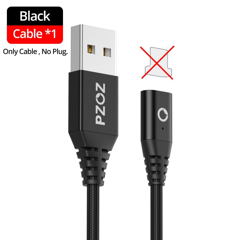 PZOZ Magnetic Cable Fast Charging Micro usb cable Type c Magnet Charger usb c Microusb Wire For iphone 12 11 pro xs max Xr x 7 8