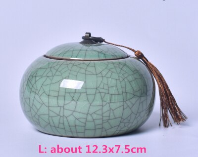 Chinoiserie Style Ceramics Tea Canister Tea Sugar Spice Storage Jar Porcelain Jars for Spices Storage Tank Tea Storage Bottle